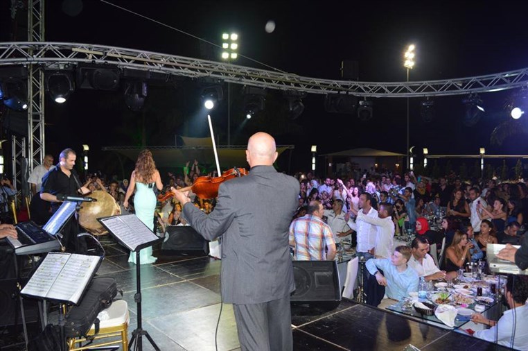 Najwa Karam at Larc Resort 